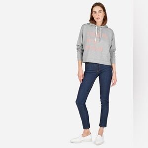 Everlane 100% Human Cropped Hoodie (Small)